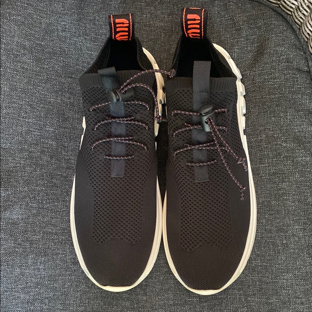 Miu Miu Black Technical Knit Sneakers Modern Design  Size EU40 US 10